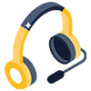 Live chat customer support icon